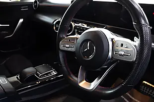 Used 2019 Mercedes-Benz a Class AMG Line (executive) White - Interior and Exterior details 8