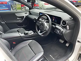 Used 2019 Mercedes-Benz a Class AMG Line (executive) White - Interior and Exterior details 10
