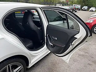 Used 2019 Mercedes-Benz a Class AMG Line (executive) White - Interior and Exterior details 12