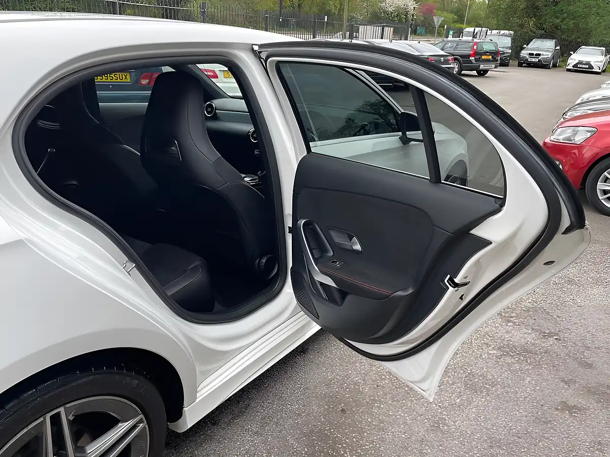 Used 2019 Mercedes-Benz a Class AMG Line (executive) White - Interior and Exterior details 12