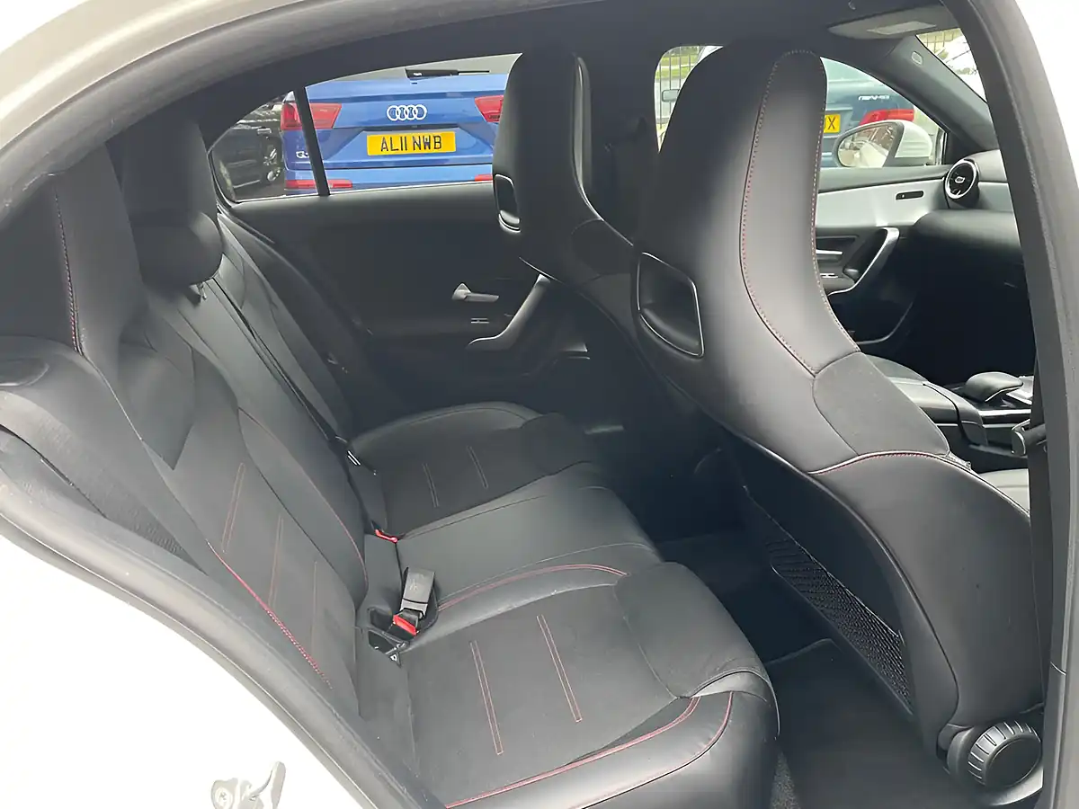 Used 2019 Mercedes-Benz a Class AMG Line (executive) White - Interior and Exterior details 13