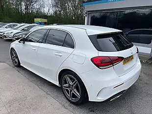 Used 2019 Mercedes-Benz a Class AMG Line (executive) White - Interior and Exterior details 3