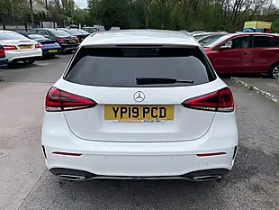 Used 2019 Mercedes-Benz a Class AMG Line (executive) White - Interior and Exterior details 4