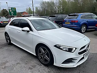 Used 2019 Mercedes-Benz a Class AMG Line (executive) White - Interior and Exterior details 6