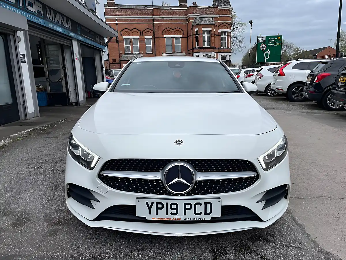 Used 2019 Mercedes-Benz a Class AMG Line (executive) White - Interior and Exterior details 7