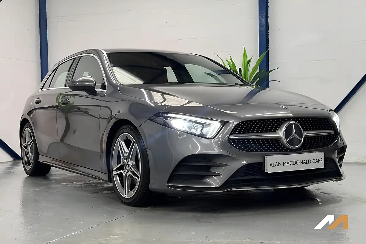 Used 2019 Mercedes-Benz a Class AMG Line Grey - Interior and Exterior details 4