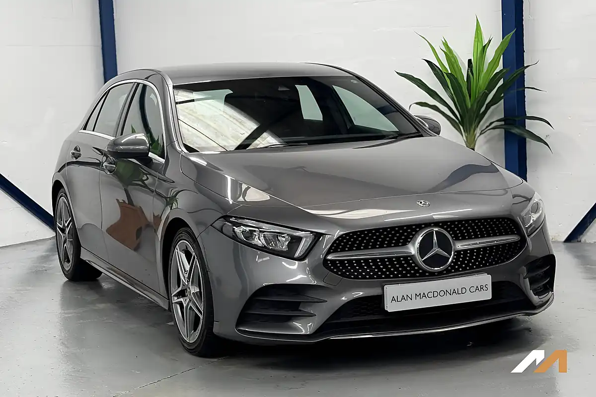 Used 2019 Mercedes-Benz a Class AMG Line Grey - Interior and Exterior details 6