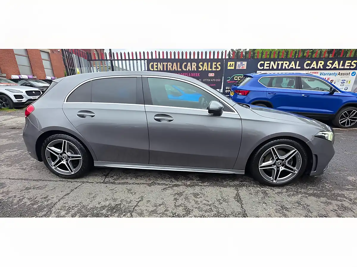 Used 2019 Mercedes-Benz a Class AMG Line Grey - Interior and Exterior details 7