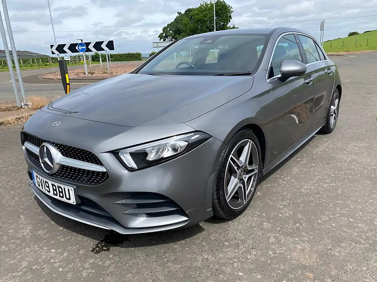 Used 2019 Mercedes-Benz a-Class AMG Line Grey - Interior and Exterior details 14