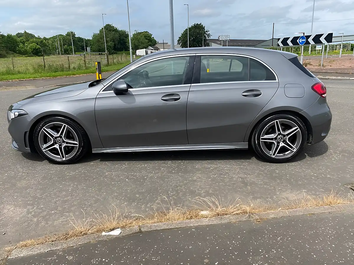 Used 2019 Mercedes-Benz a-Class AMG Line Grey - Interior and Exterior details 16