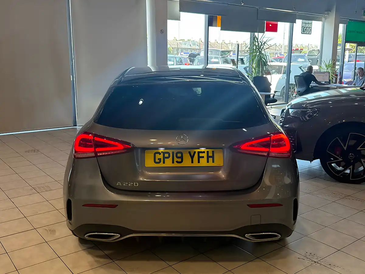 Used 2019 Mercedes-Benz a Class AMG Line Grey - Interior and Exterior details 8