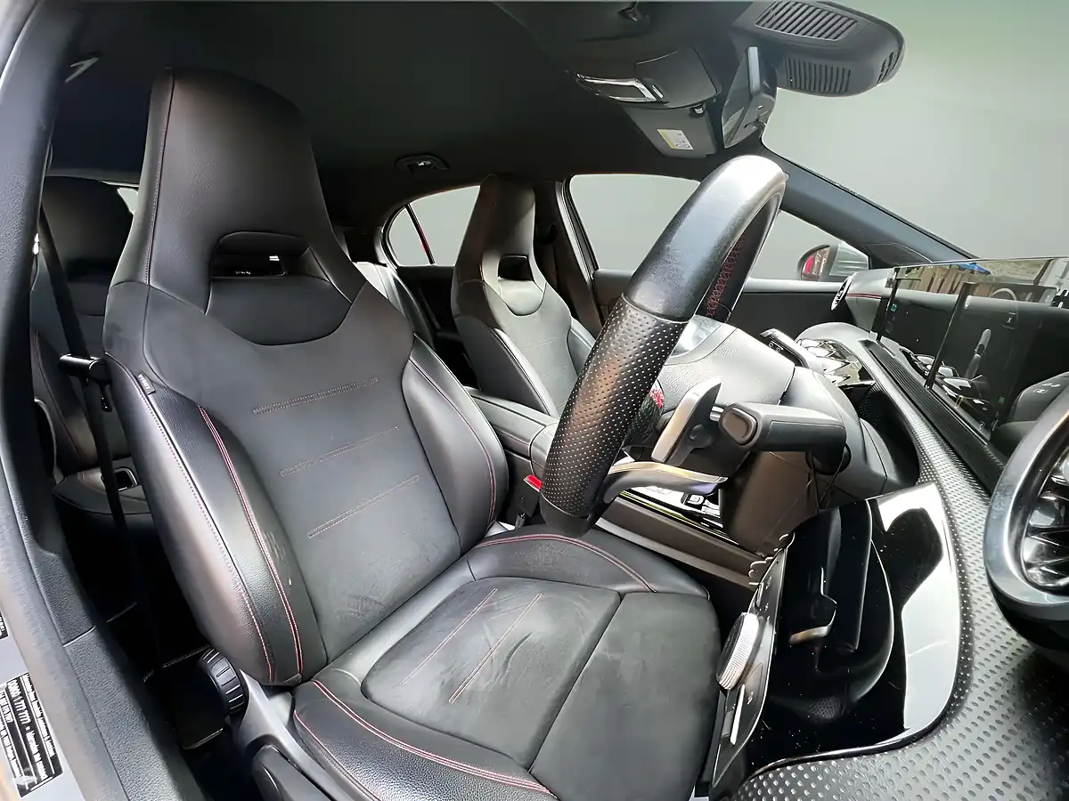 Used 2019 Mercedes-Benz a Class AMG Line Grey - Interior and Exterior details 6