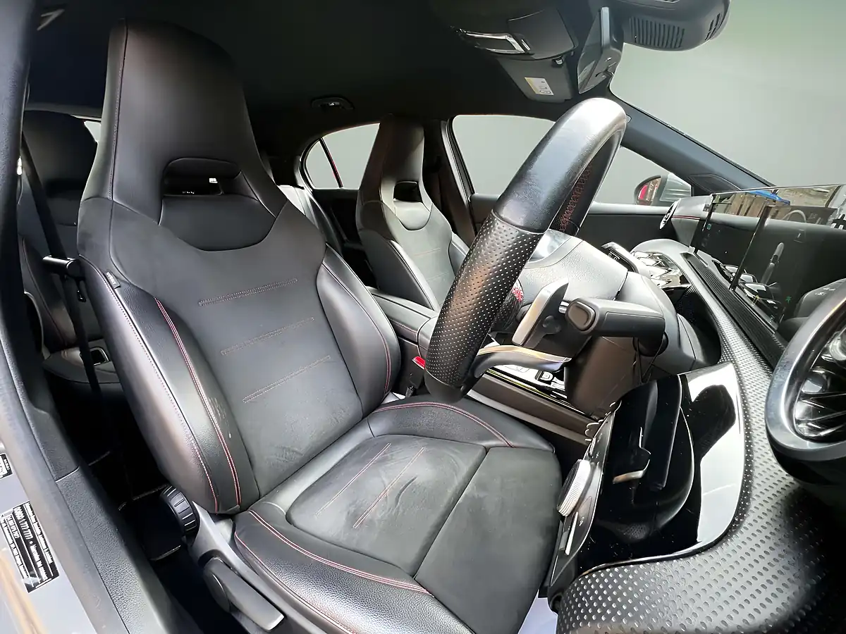 Used 2019 Mercedes-Benz a Class AMG Line Grey - Interior and Exterior details 7