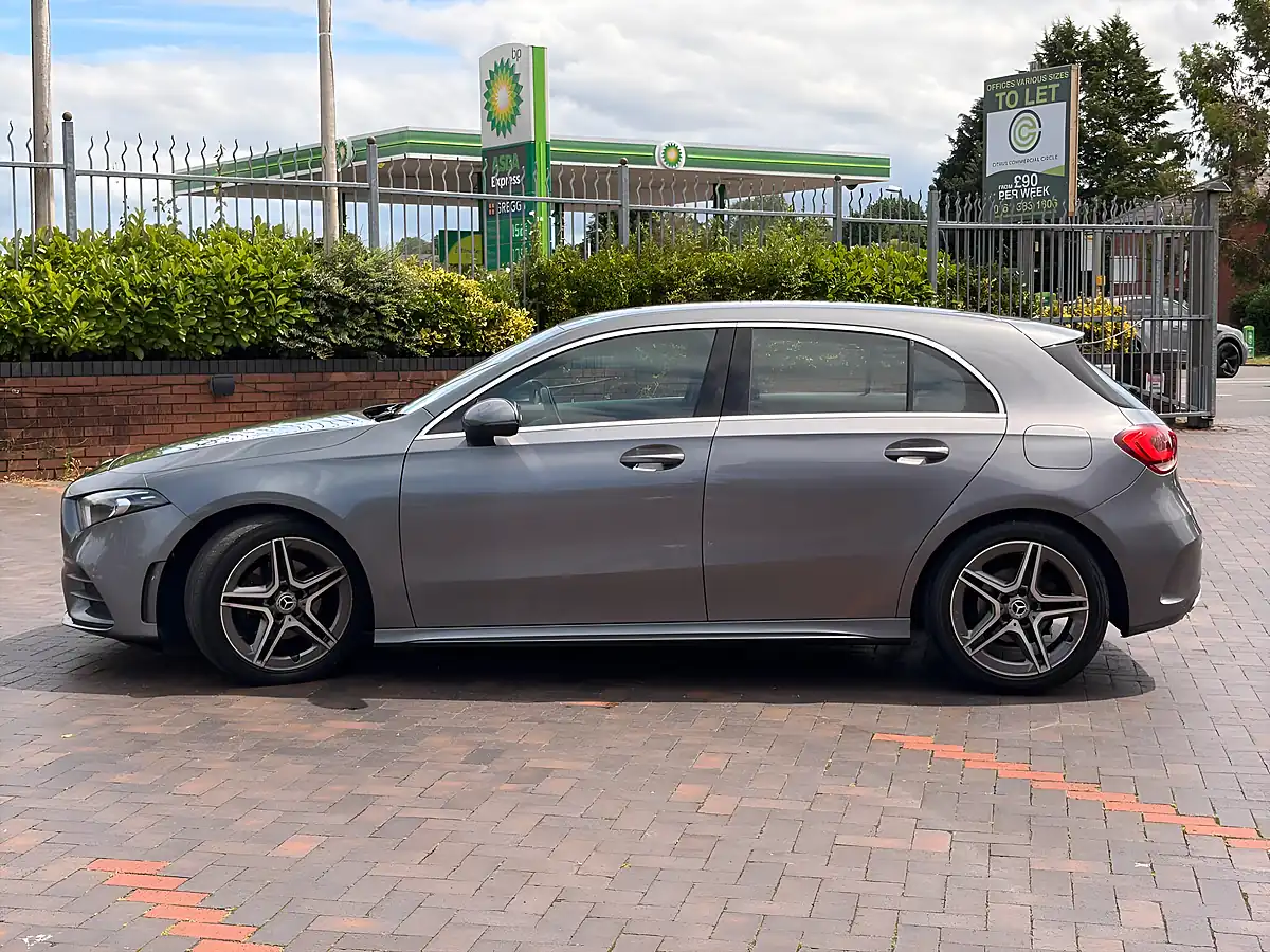 Used 2019 Mercedes-Benz a Class AMG Line Grey - Interior and Exterior details 10