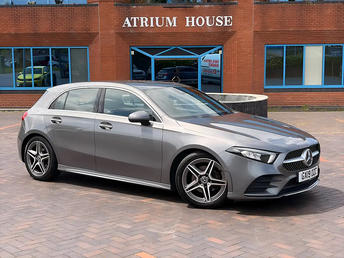 Used 2019 Mercedes-Benz a Class AMG Line Grey - Interior and Exterior details 2