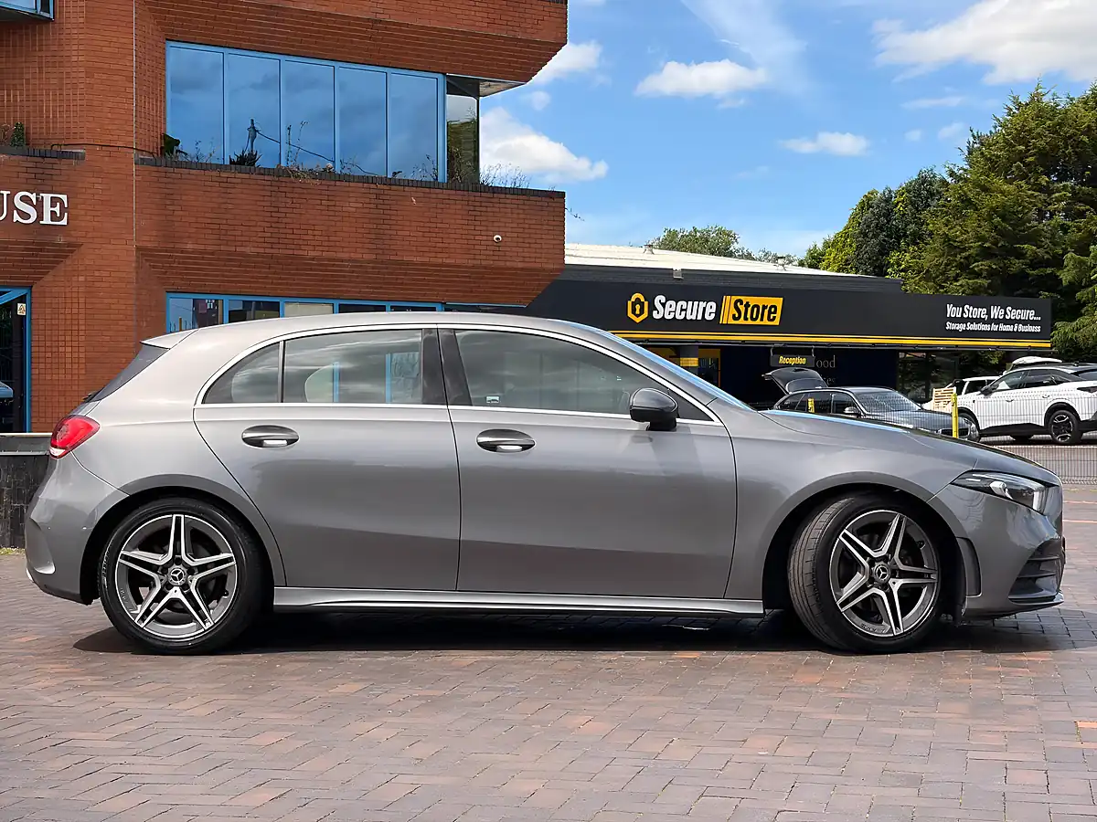 Used 2019 Mercedes-Benz a Class AMG Line Grey - Interior and Exterior details 4