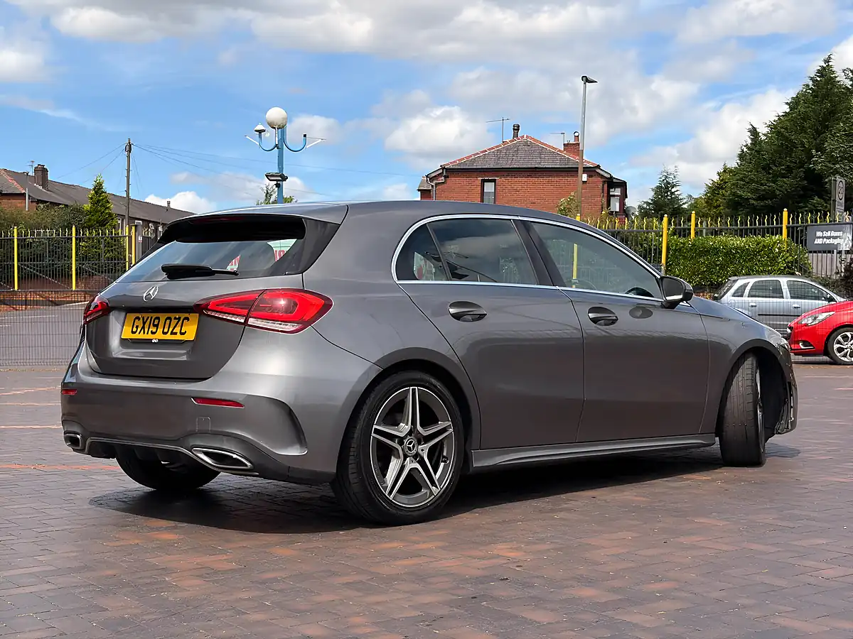 Used 2019 Mercedes-Benz a Class AMG Line Grey - Interior and Exterior details 6