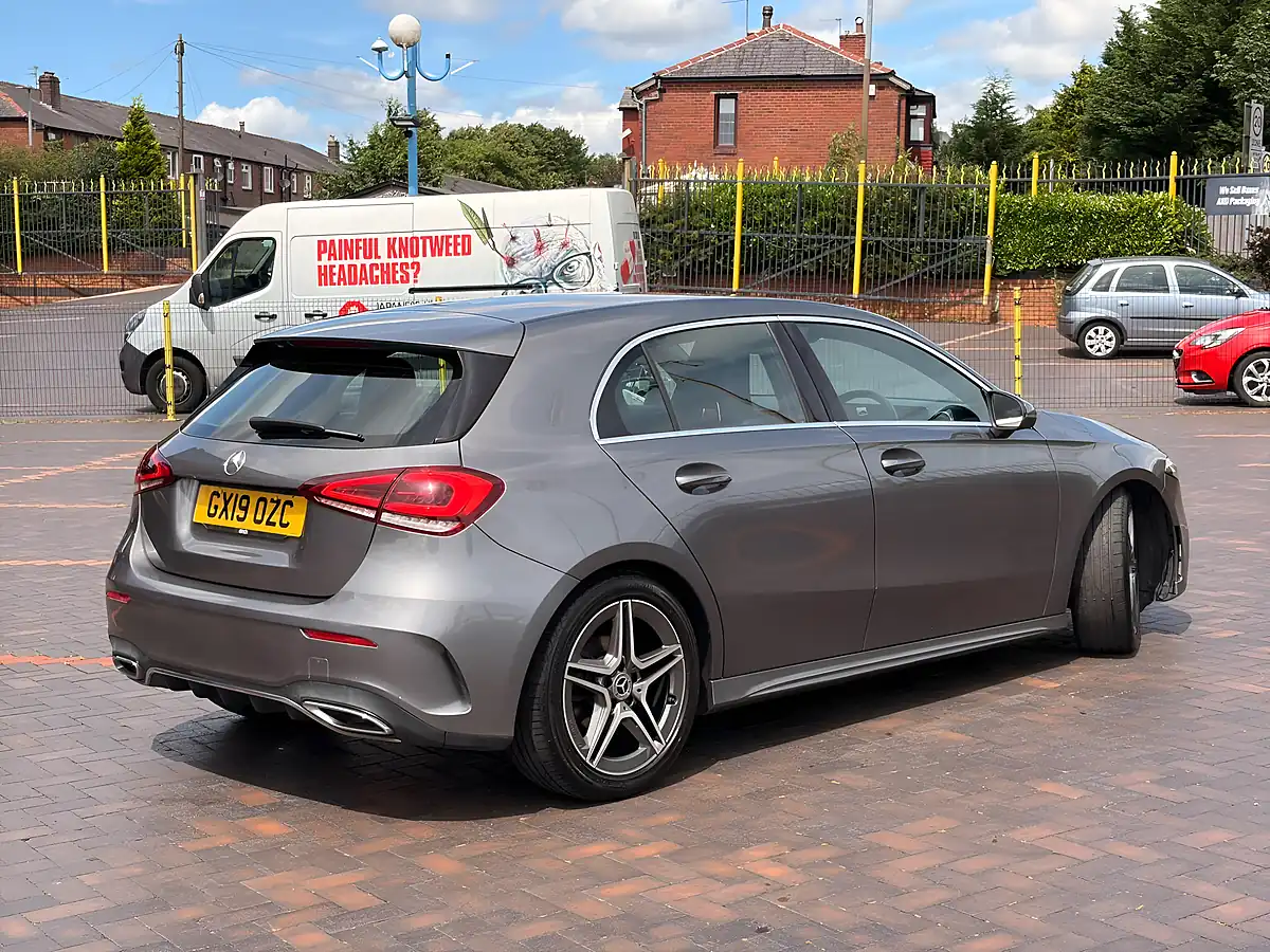 Used 2019 Mercedes-Benz a Class AMG Line Grey - Interior and Exterior details 7