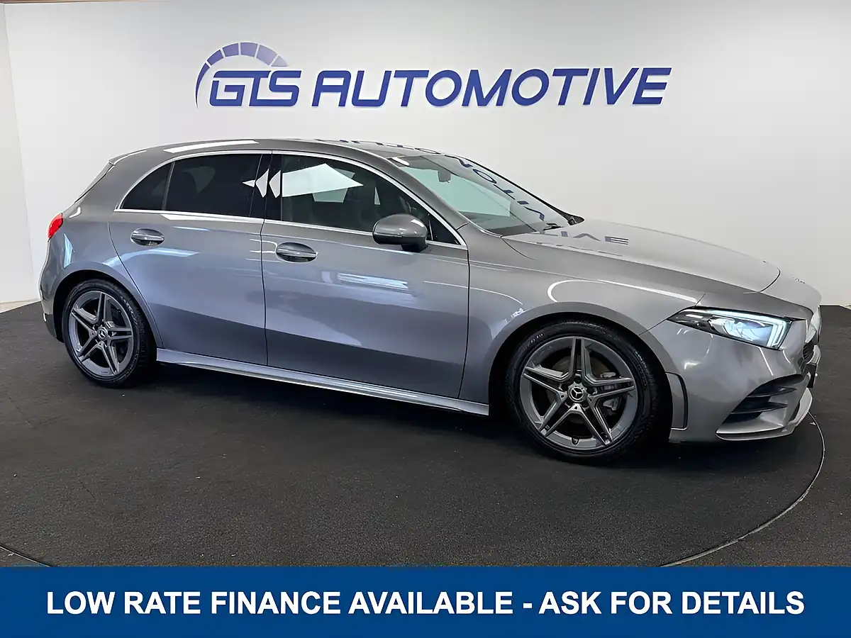 Used 2019 Mercedes-Benz a Class AMG Line Mountain Grey - Front View