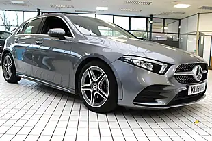 Used 2019 Mercedes-Benz a-Class AMG Line Mountain Grey - Interior and Exterior details 10