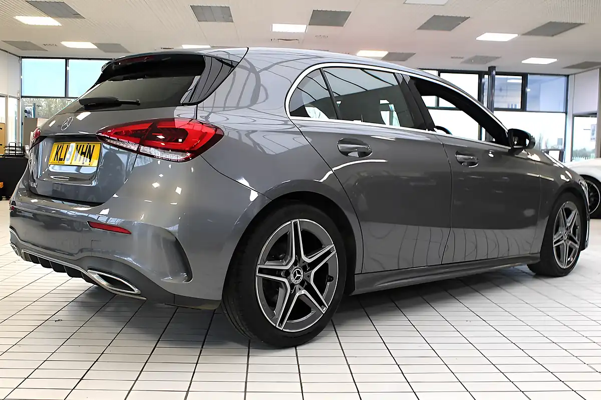 Used 2019 Mercedes-Benz a-Class AMG Line Mountain Grey - Interior and Exterior details 13