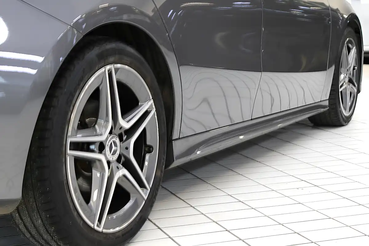 Used 2019 Mercedes-Benz a-Class AMG Line Mountain Grey - Interior and Exterior details 14