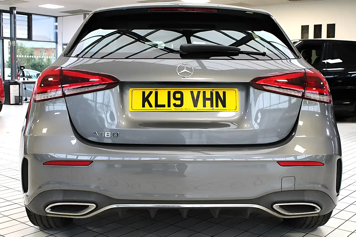 Used 2019 Mercedes-Benz a-Class AMG Line Mountain Grey - Interior and Exterior details 16