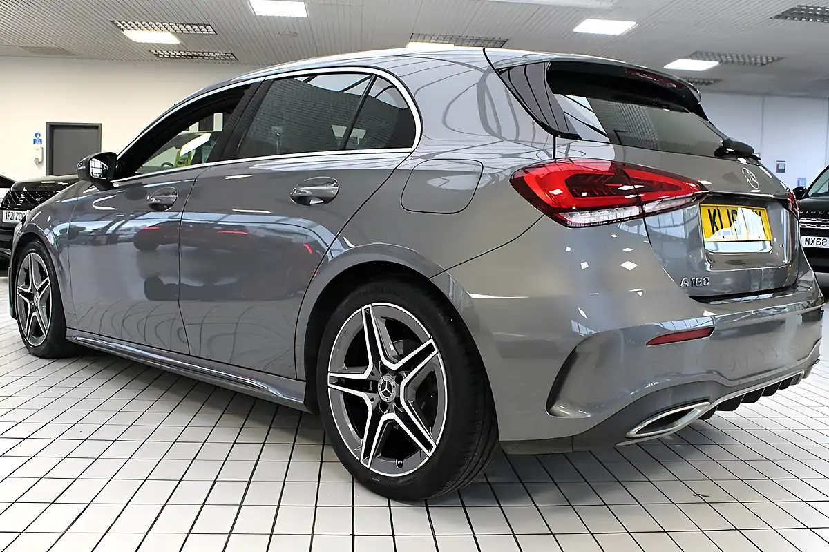 Used 2019 Mercedes-Benz a-Class AMG Line Mountain Grey - Interior and Exterior details 18
