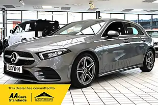 Used 2019 Mercedes-Benz a-Class AMG Line Mountain Grey - Interior and Exterior details 3