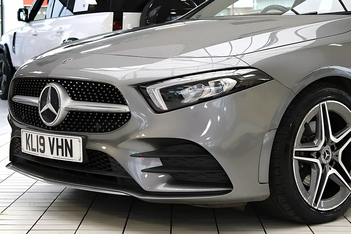 Used 2019 Mercedes-Benz a-Class AMG Line Mountain Grey - Interior and Exterior details 5