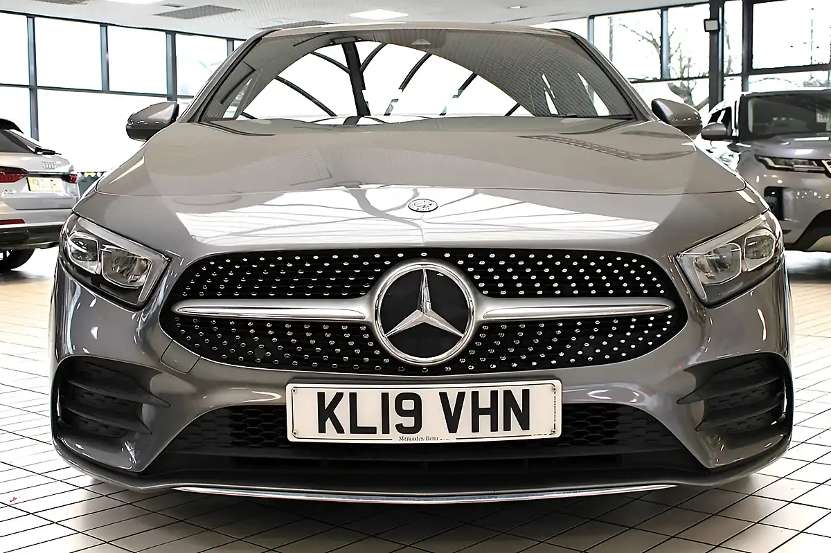 Used 2019 Mercedes-Benz a-Class AMG Line Mountain Grey - Interior and Exterior details 8
