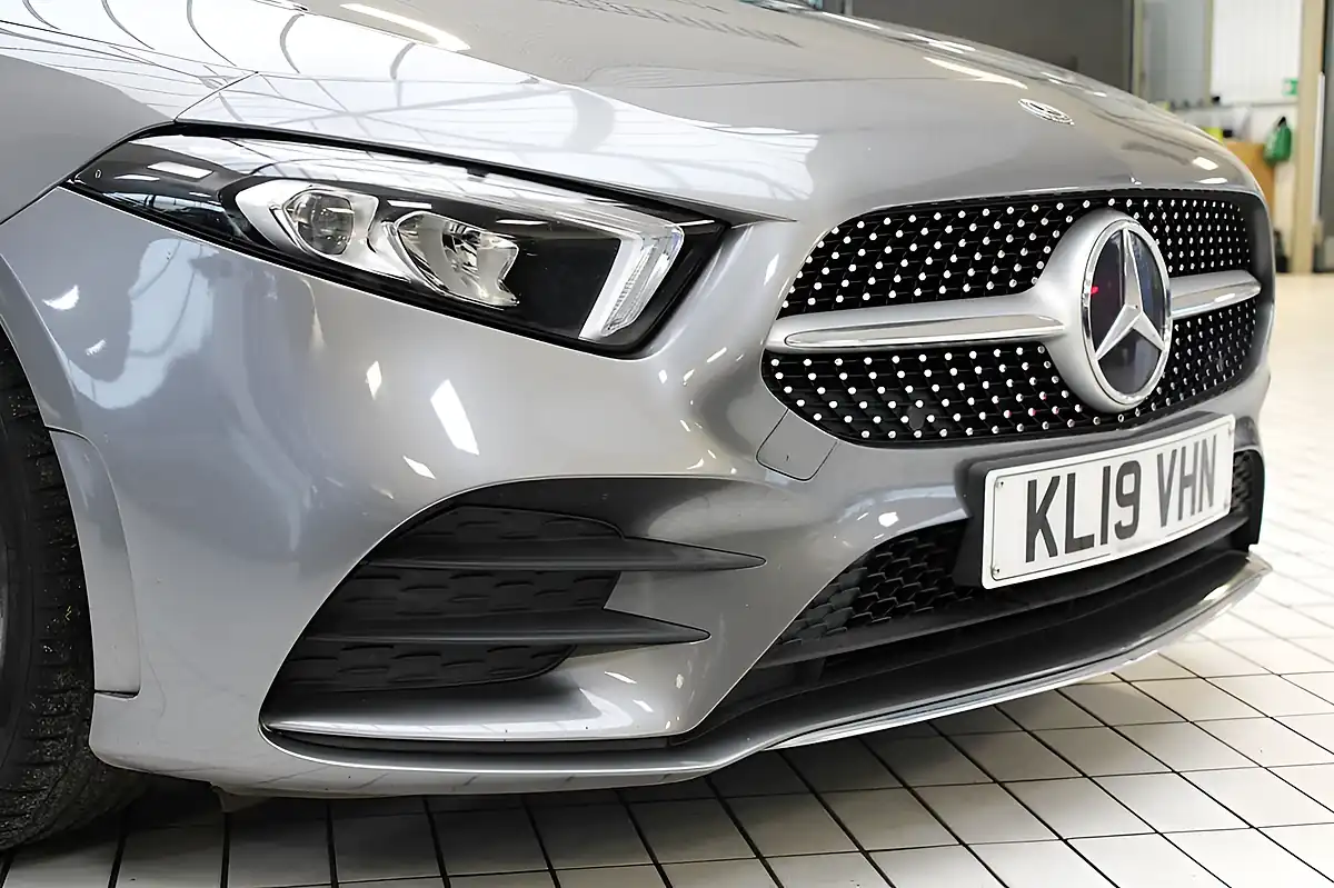 Used 2019 Mercedes-Benz a-Class AMG Line Mountain Grey - Interior and Exterior details 9