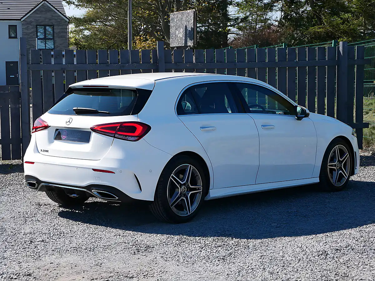 Used 2019 Mercedes-Benz a Class AMG Line Polar White - Interior and Exterior details 10