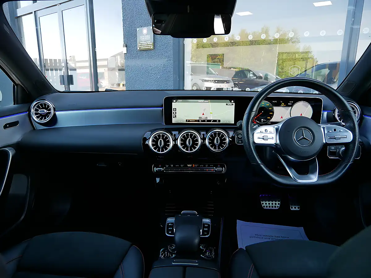 Used 2019 Mercedes-Benz a Class AMG Line Polar White - Interior and Exterior details 15