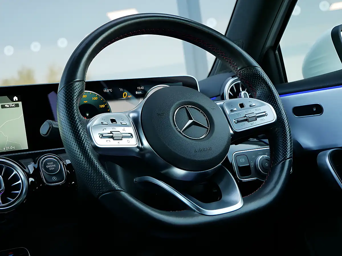 Used 2019 Mercedes-Benz a Class AMG Line Polar White - Interior and Exterior details 18