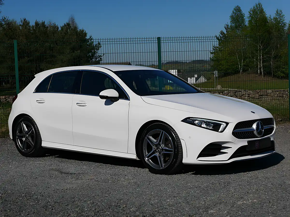 Used 2019 Mercedes-Benz a Class AMG Line Polar White - Interior and Exterior details 2