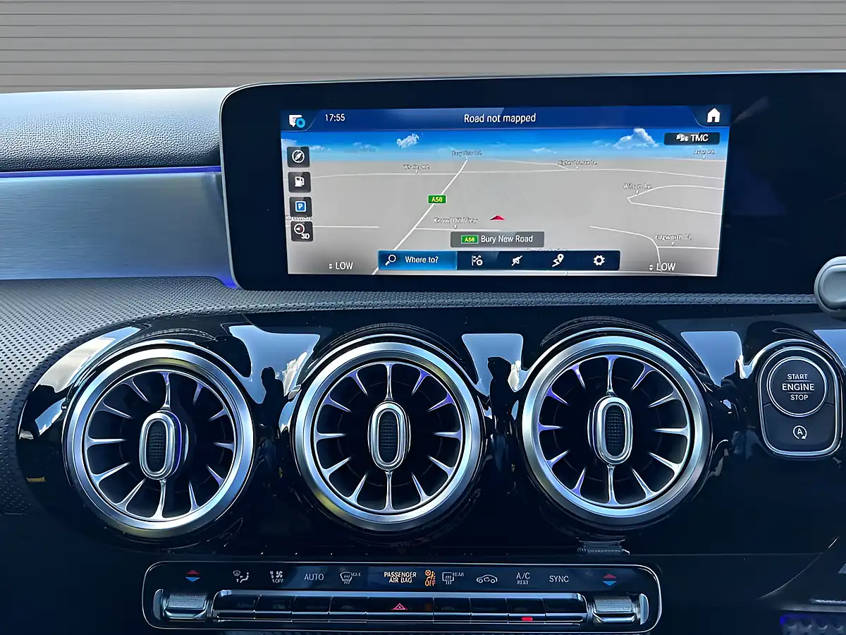 Used 2019 Mercedes-Benz a Class AMG Line (premium 2) Iridium Silver - Interior and Exterior details 14