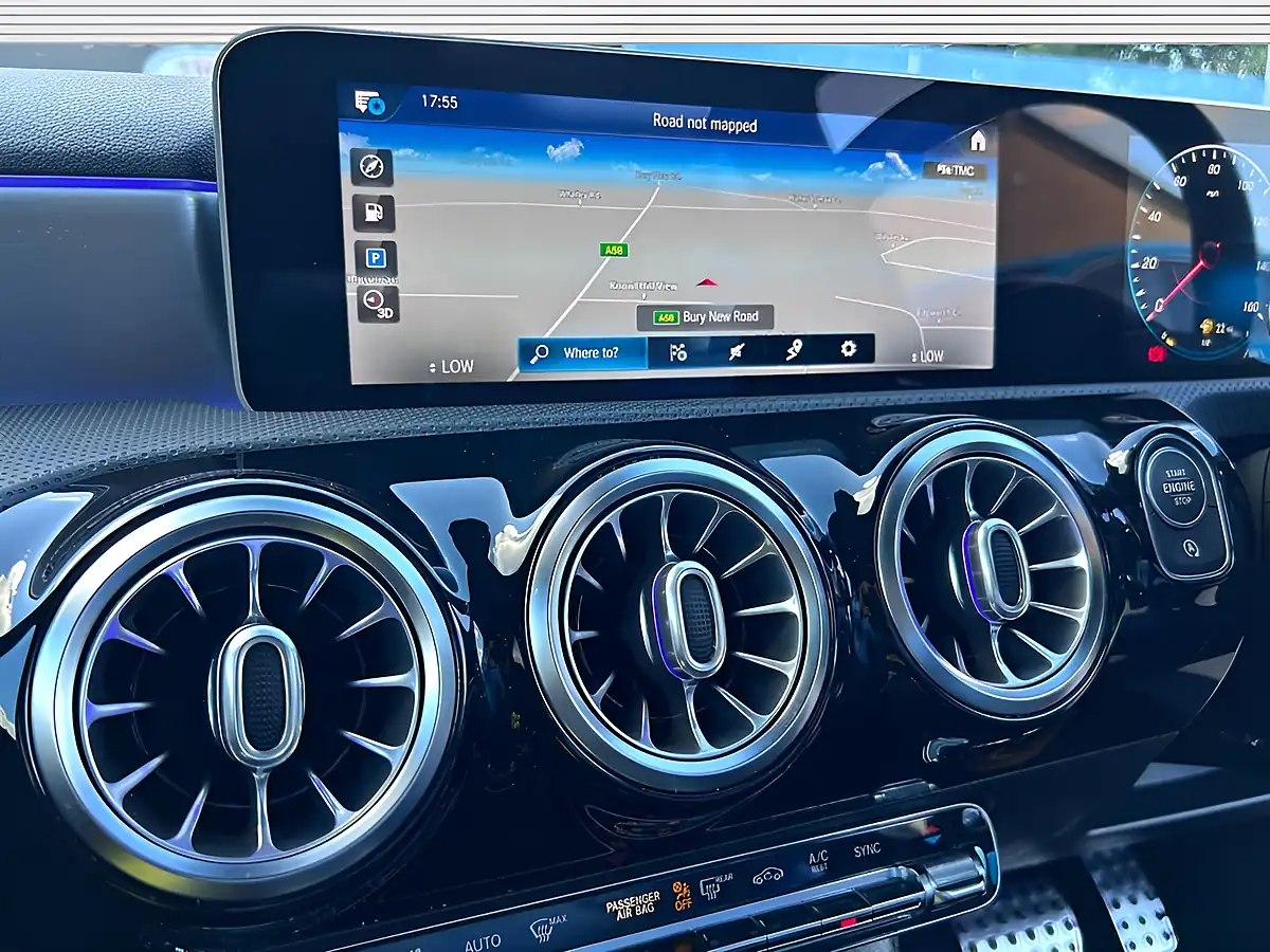 Used 2019 Mercedes-Benz a Class AMG Line (premium 2) Iridium Silver - Interior and Exterior details 5