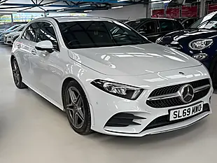 Used 2019 Mercedes-Benz a Class AMG Line (premium 2) White - Interior and Exterior details 3