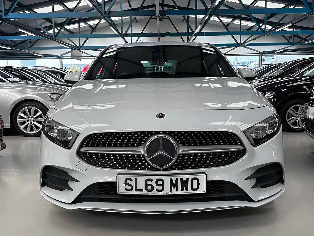 Used 2019 Mercedes-Benz a Class AMG Line (premium 2) White - Interior and Exterior details 4