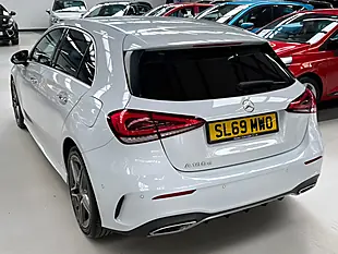 Used 2019 Mercedes-Benz a Class AMG Line (premium 2) White - Interior and Exterior details 6