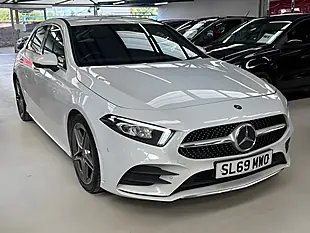 Used 2019 Mercedes-Benz a Class AMG Line (premium 2) White - Interior and Exterior details 8