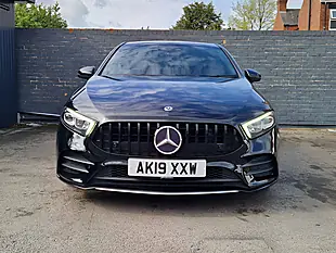 Used 2019 Mercedes-Benz a Class AMG Line (premium) Black - Interior and Exterior details 11