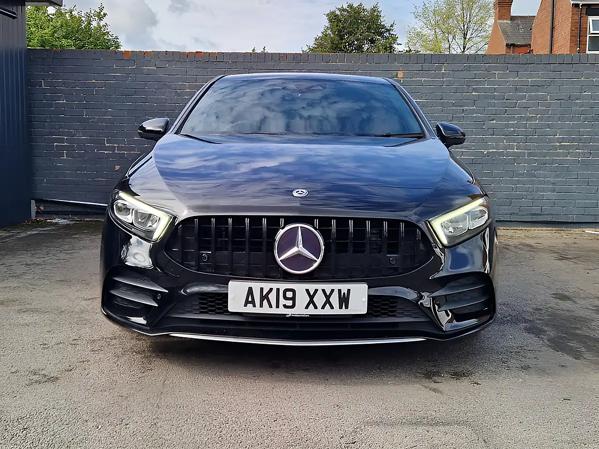 Used 2019 Mercedes-Benz a Class AMG Line (premium) Black - Interior and Exterior details 11