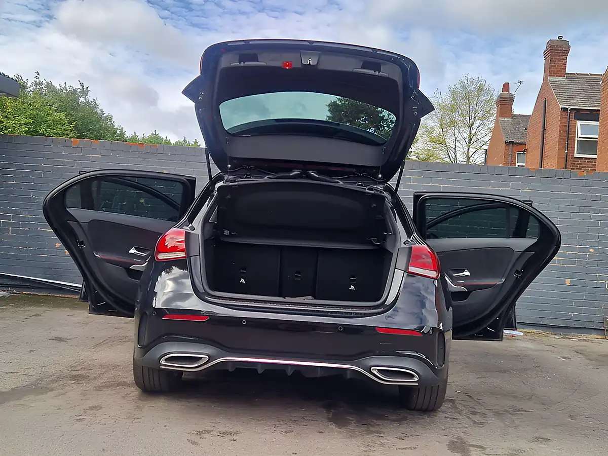 Used 2019 Mercedes-Benz a Class AMG Line (premium) Black - Interior and Exterior details 12
