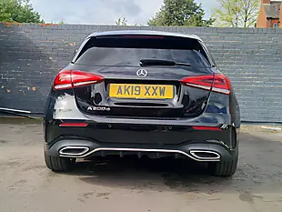 Used 2019 Mercedes-Benz a Class AMG Line (premium) Black - Interior and Exterior details 13