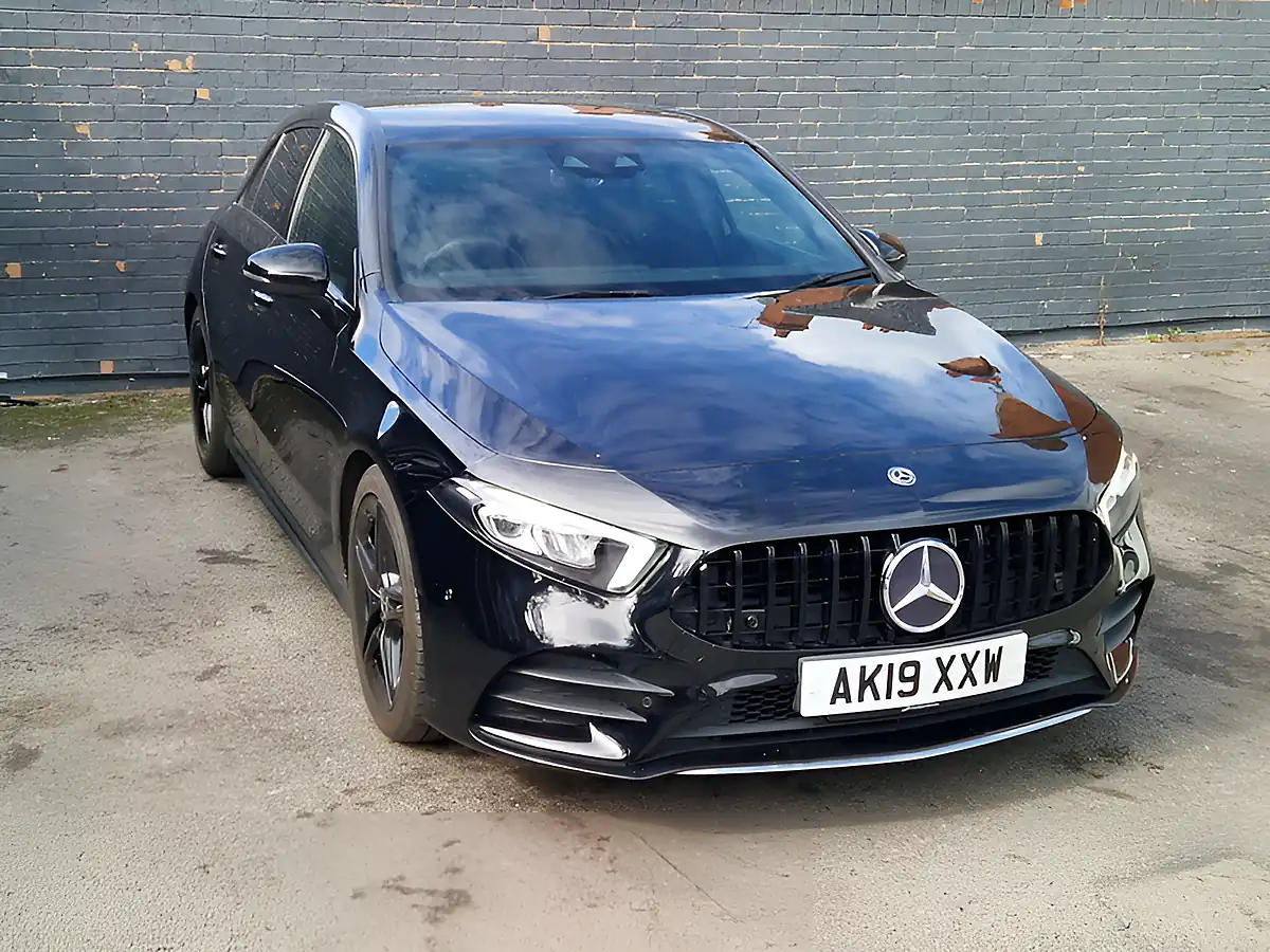 Used 2019 Mercedes-Benz a Class AMG Line (premium) Black - Interior and Exterior details 3