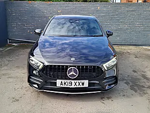 Used 2019 Mercedes-Benz a Class AMG Line (premium) Black - Interior and Exterior details 4