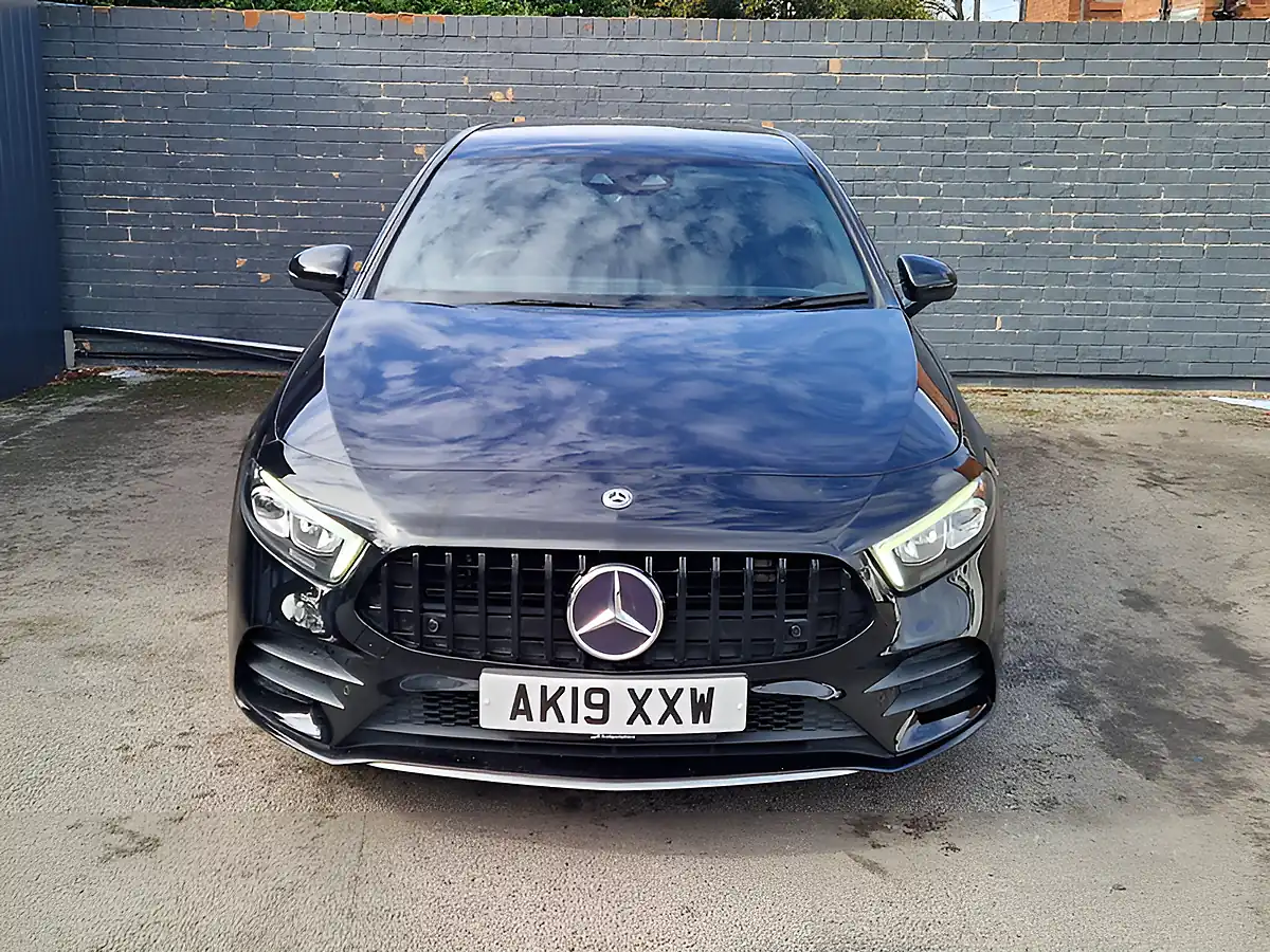 Used 2019 Mercedes-Benz a Class AMG Line (premium) Black - Interior and Exterior details 4