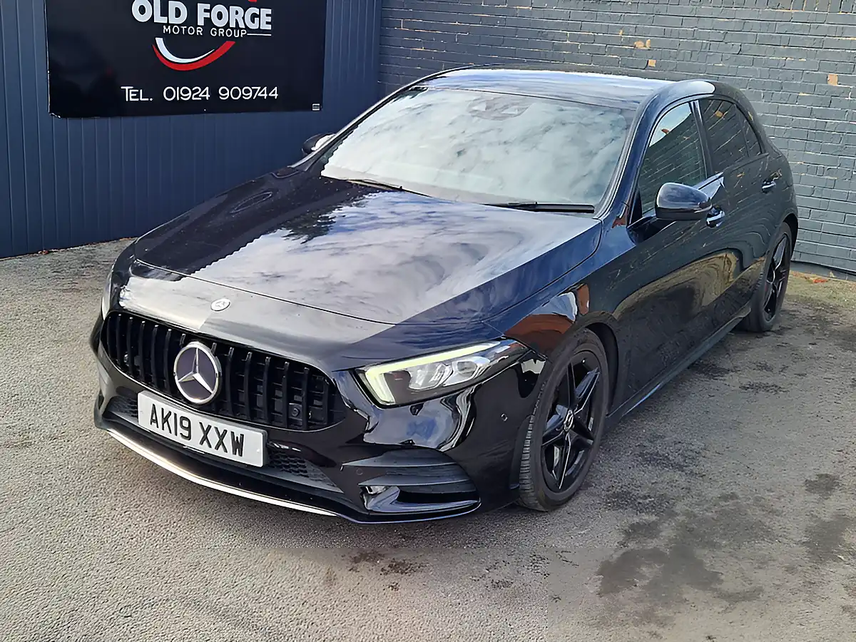 Used 2019 Mercedes-Benz a Class AMG Line (premium) Black - Interior and Exterior details 5